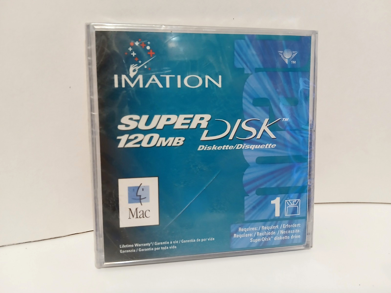 Imation Super Disk 120MB Diskette for Mac NEW Factory Sealed