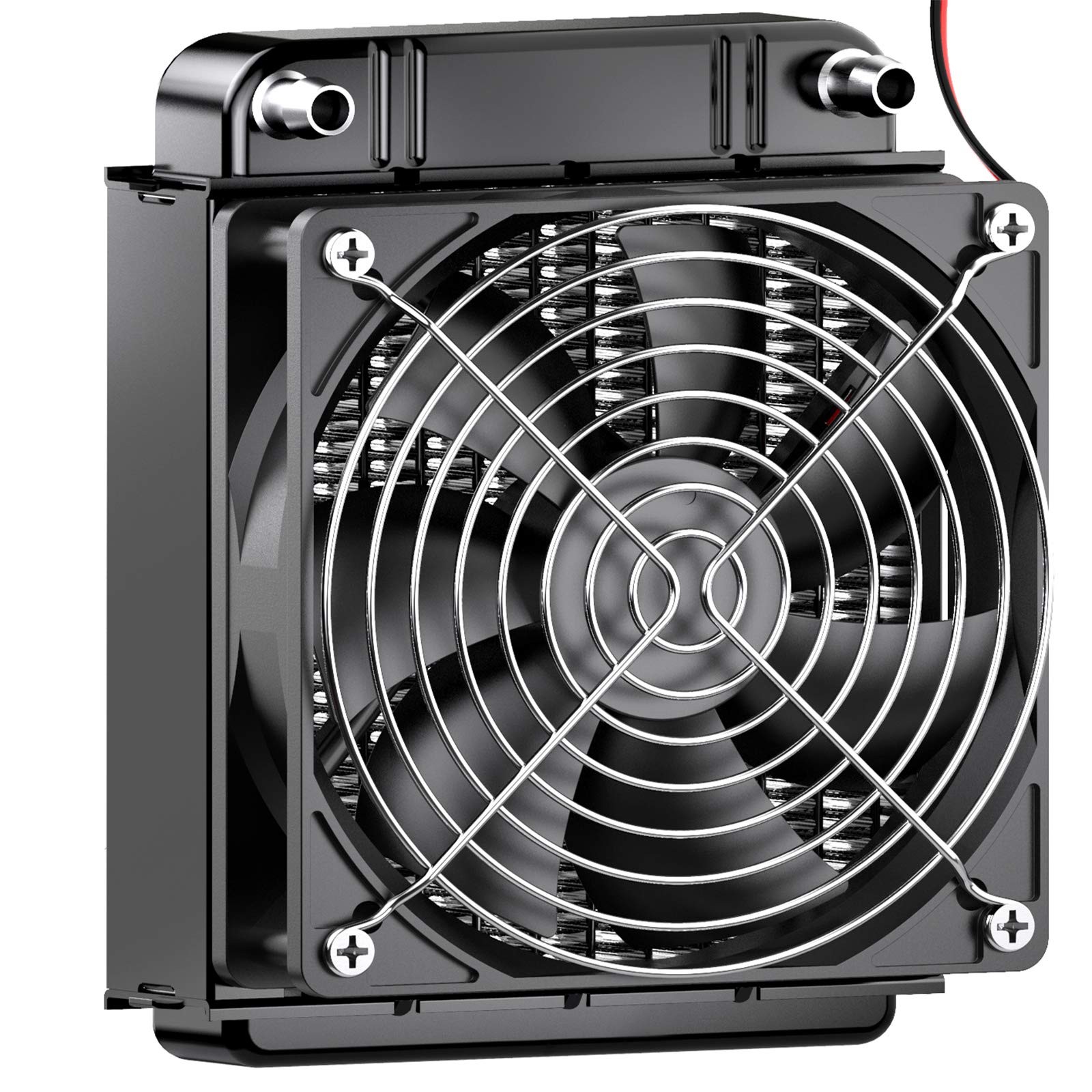 Water Cooling Radiator, 8 Pipe Aluminum Heat Exchanger Radiator with Fan