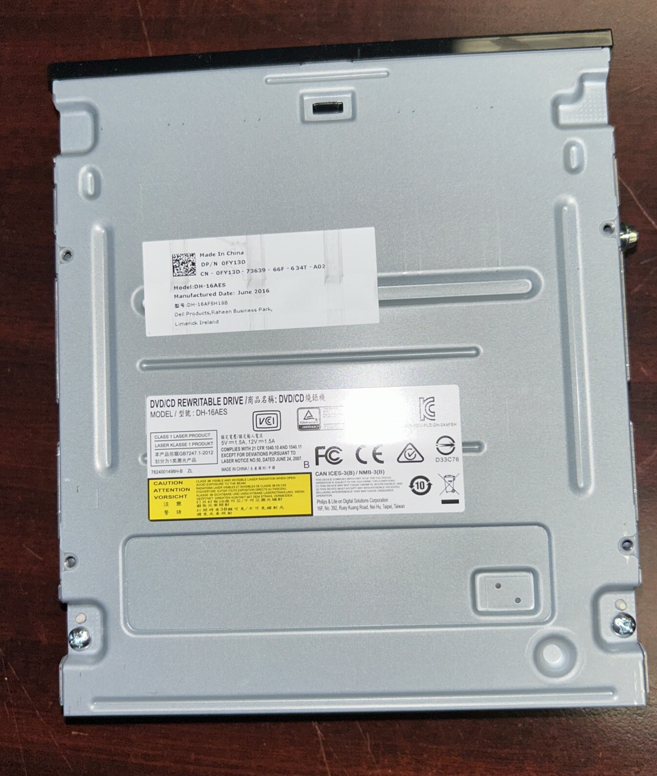 Phillips DVD/CD Rewritable Drive DH-16AES