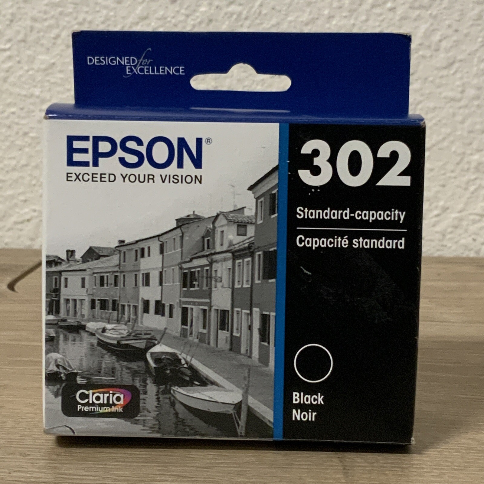 📀 EPSON 302 Standard Capacity BLACK Ink Cartridge - NEW