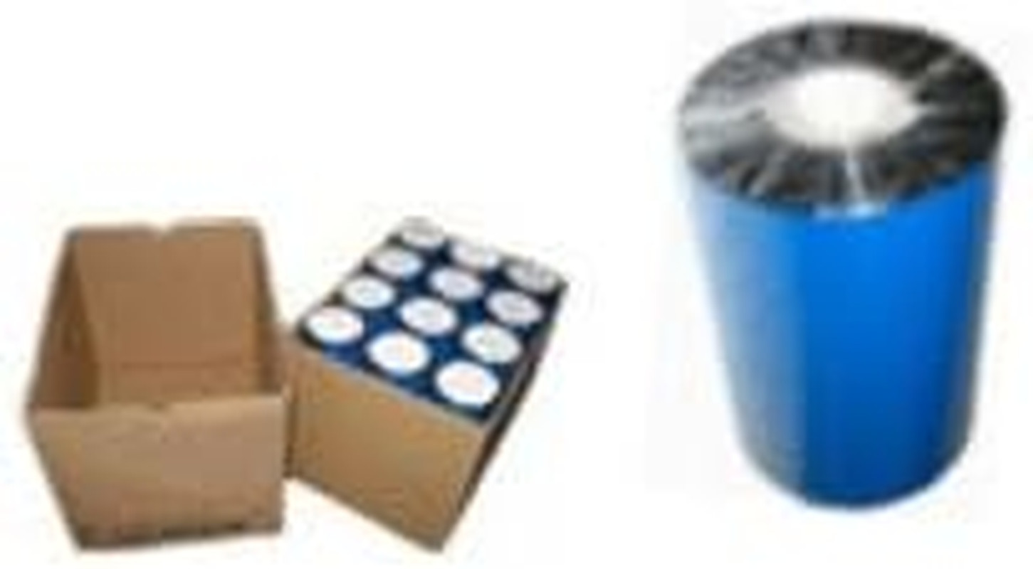 Thermal Transfer Ribbon for Zebra Printer, $5.80/Ea,, Case of 24, 4.33" X 984' (