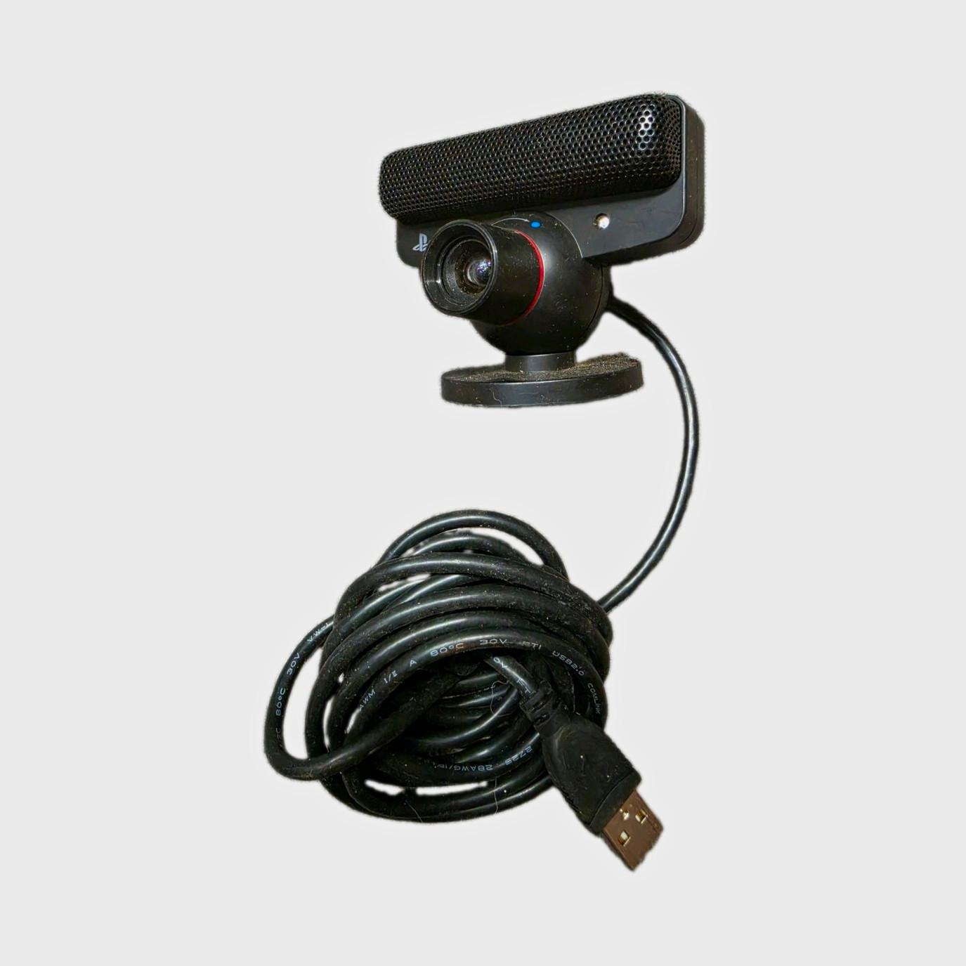 Sony PlayStation Eye USB 2.0 Webcam Clip-On Camera w/ Built-In Mic, Black