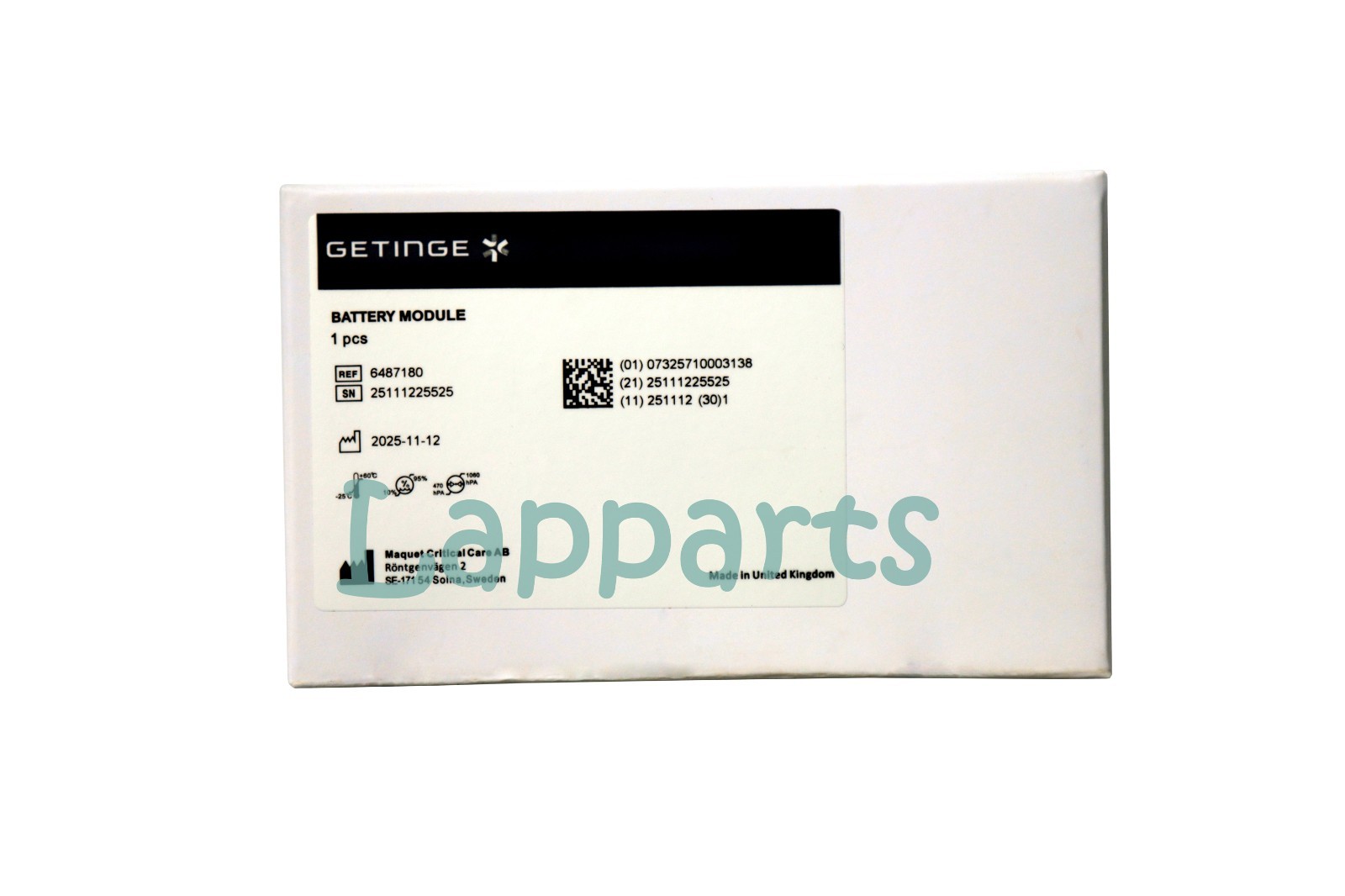 New Original REF 6487180 Battery for Getinge MAQUET Servo I Servo S Servo U