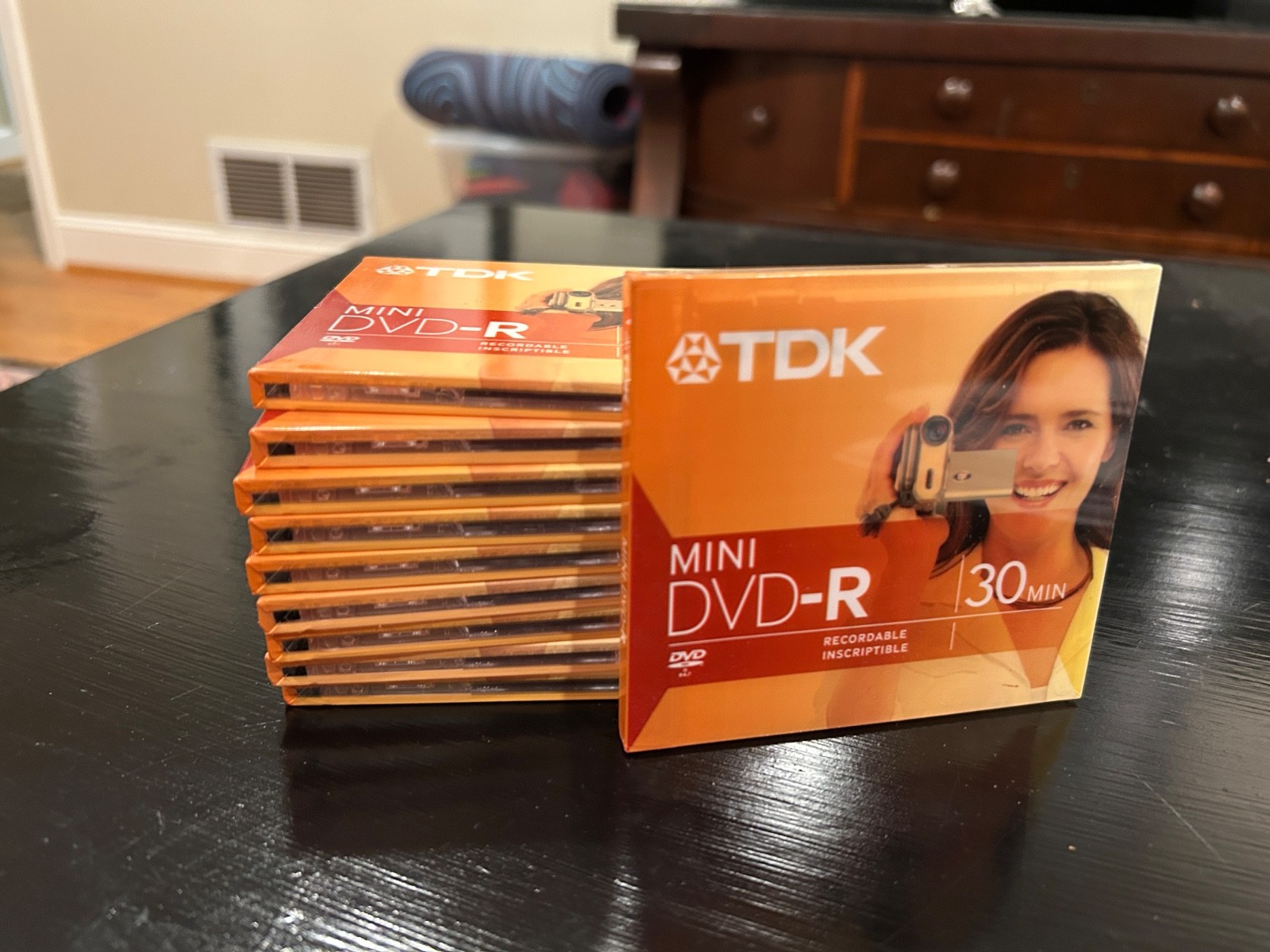 11 Pack TDK Mini DVD-R 30 Minute Video Disc with Hard Cases BRAND NEW