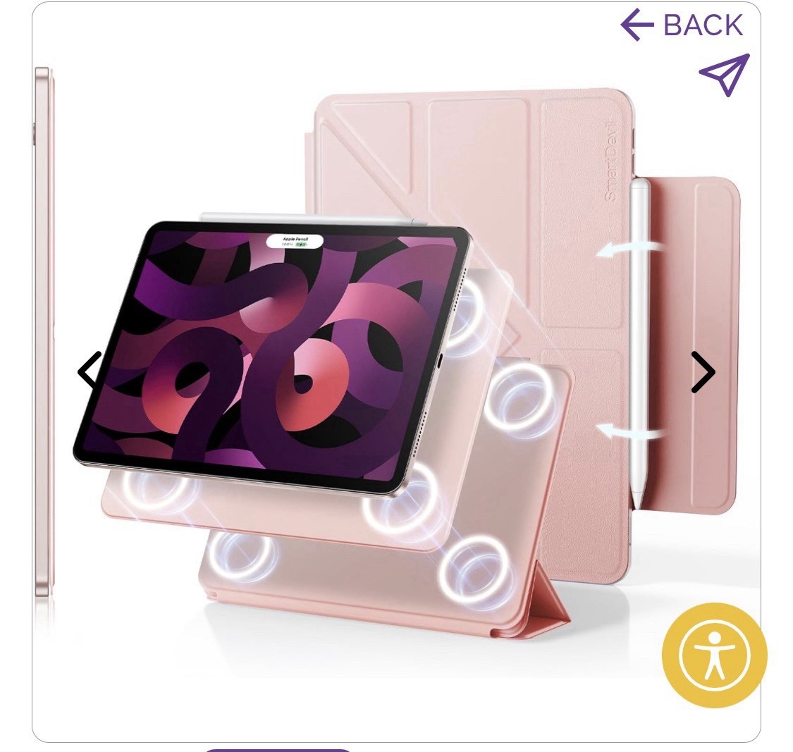 SMARTDEVIL Magnetic Case iPad Air 10.9 Inch Slim Stand Cover