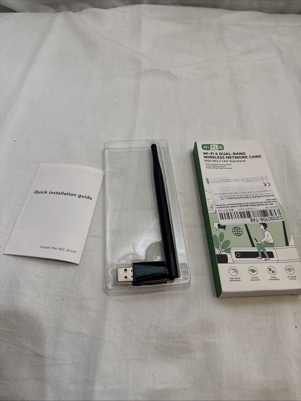 Wi-Fi 6 Dual-Band Wireless Network Card