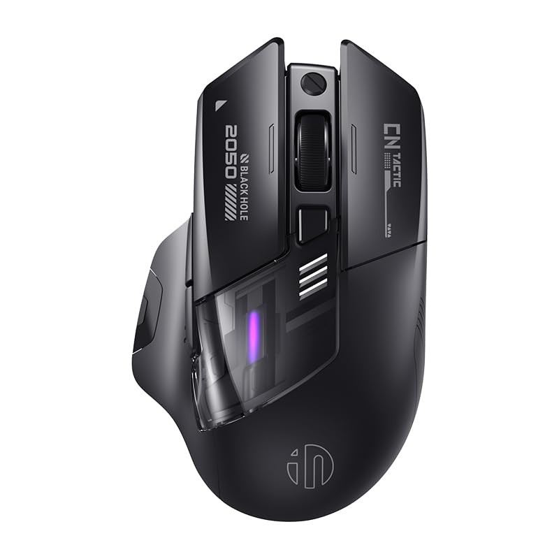 A9 V2 Explorer Wireless Gaming Mouse, 12800 DPI Silent Mouse