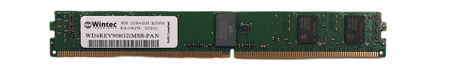 (LOT OF 40)  8GB DDR4 PC4-2133P-R Server Memory RAM RDIMM Low-Profile