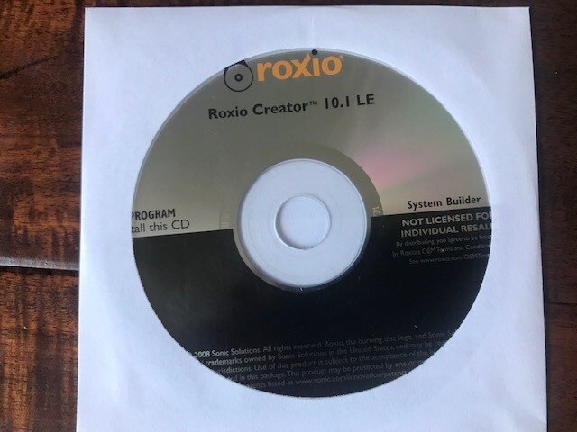 Brand New Sealed Roxio Creator 10.1 LE/SB CD OEM 