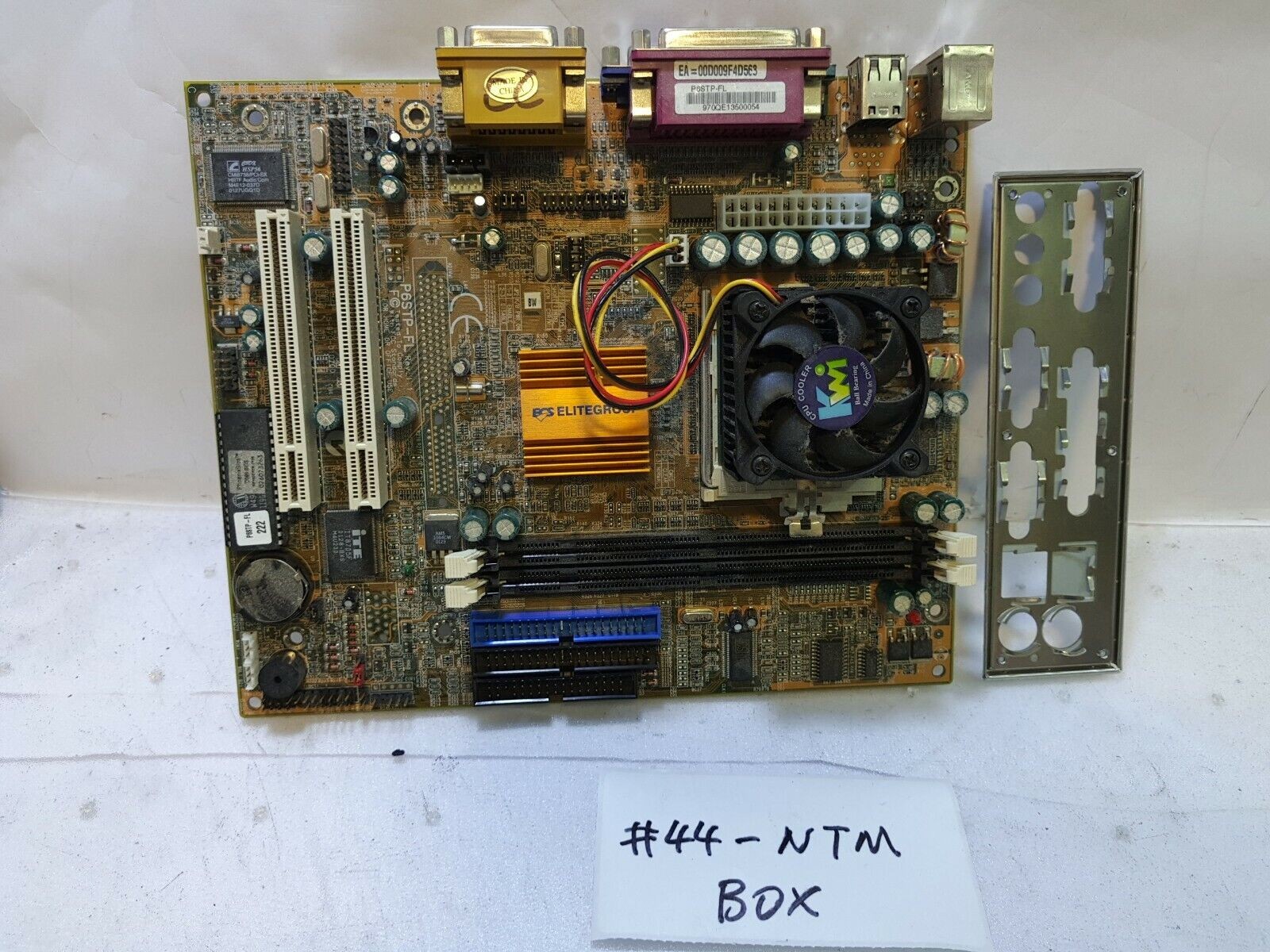 - ECS Elitlgroup P6STP-FL Mainboard  PIII Socket 370 Small P3 Motherboard W/CPU