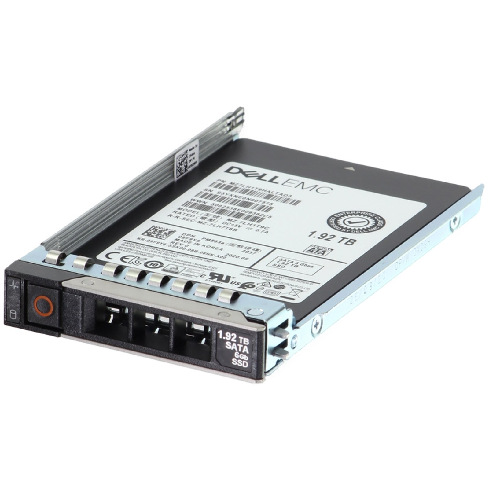 9F9Y6 Dell 1.92TB 6Gbps SATA RI TLC 2.5 SSD PM883a CPO -R