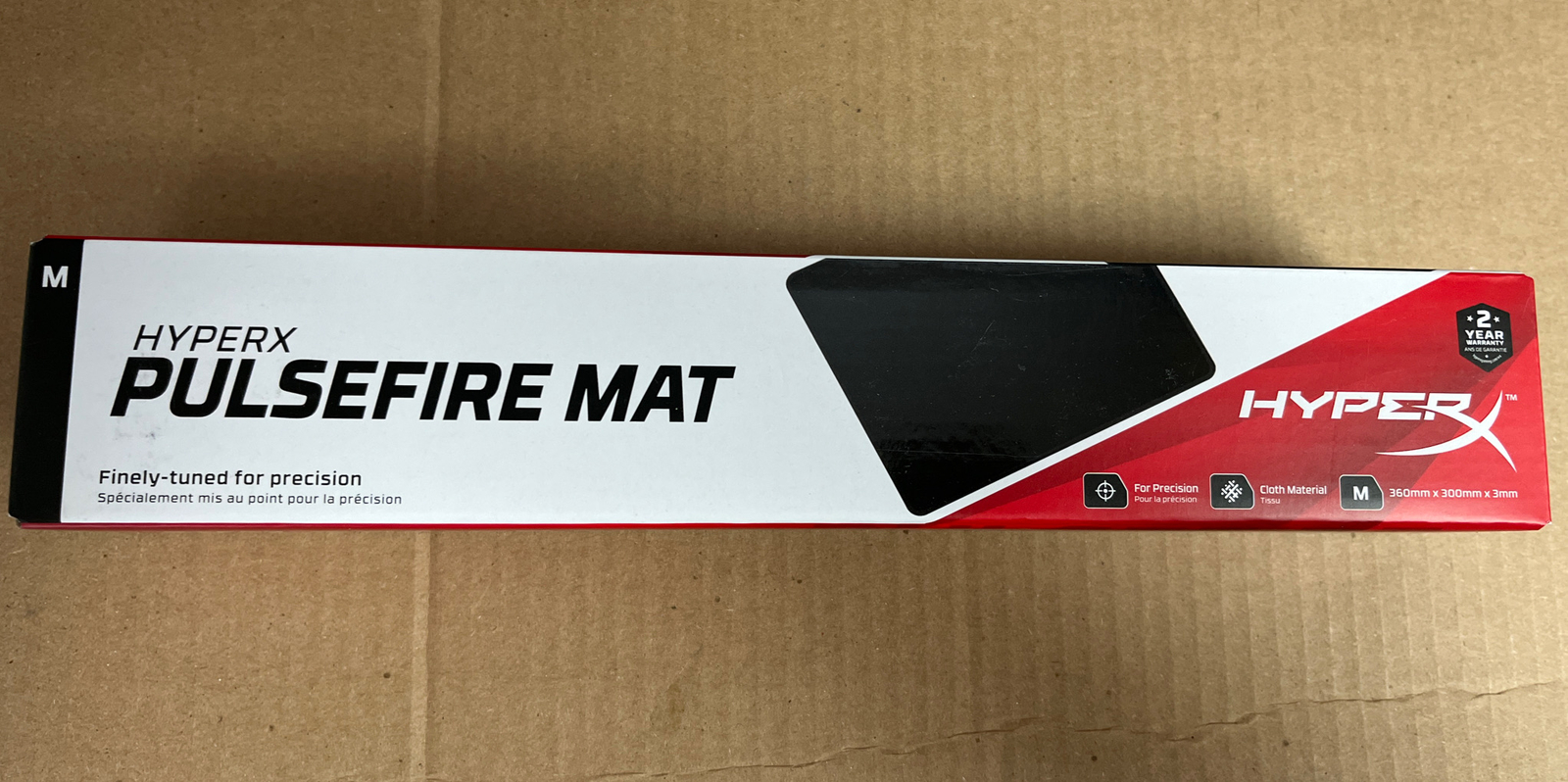 HyperX 4Z7X3AA Pulsefire Mat – Gaming Mouse Pad – Medium – Precise Cloth Surface