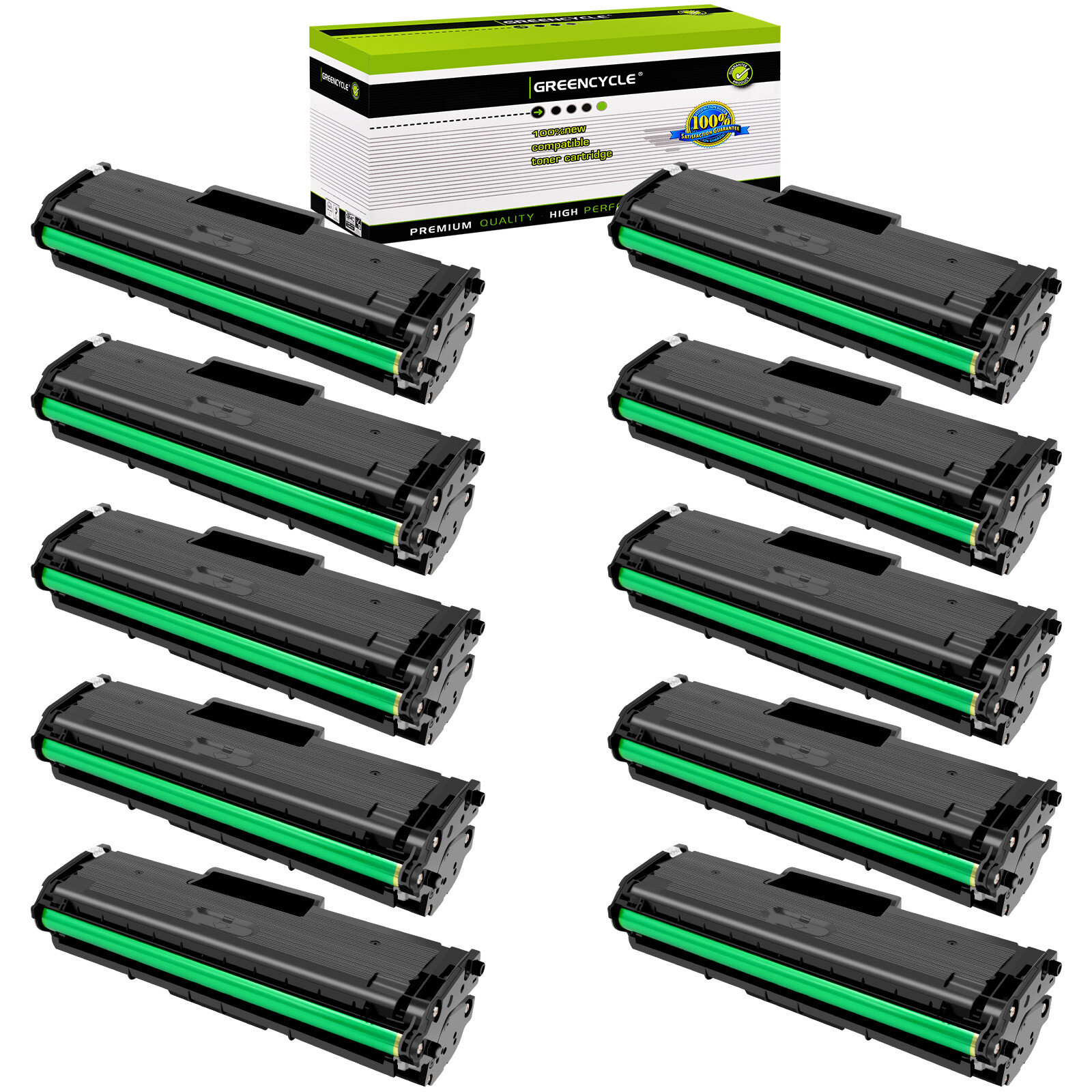 10PK MLT-D101S Toner Fit for Samsung SCX-3405 SCX-3405F SCX-3405W 3406W 3406HW