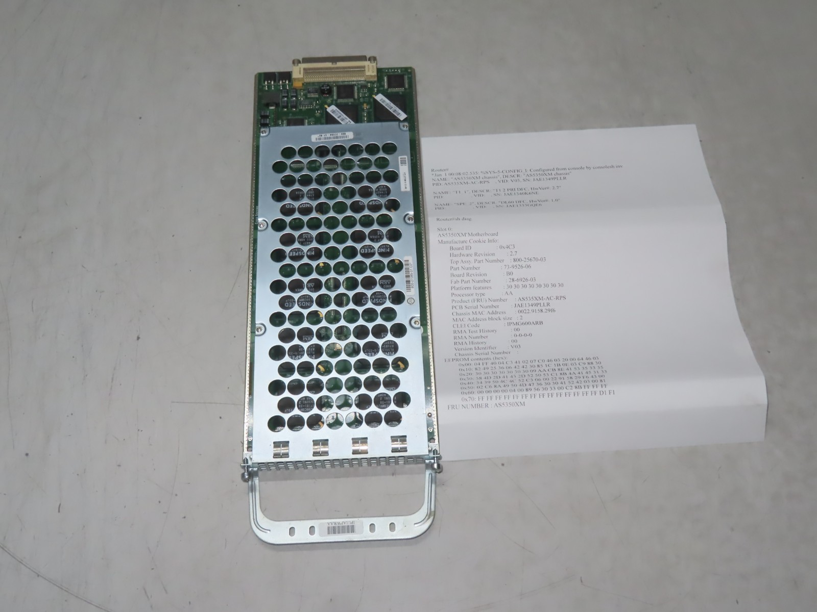 Cisco AS5XM-DIAL-60NP AS5000XM 60 Dial Port Feature Card