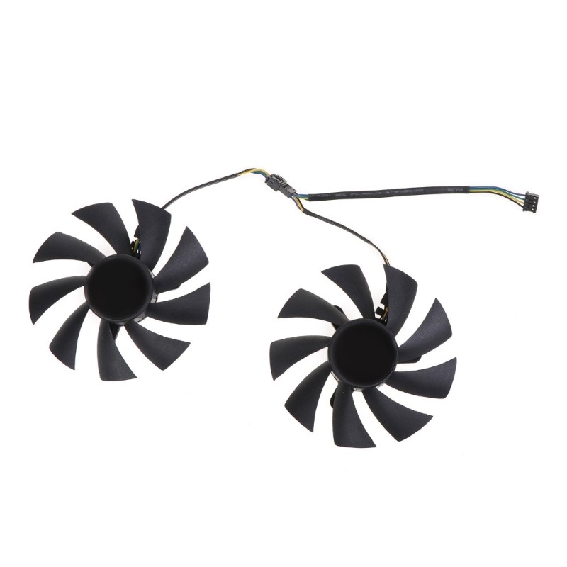 2PCS 87mm GA92A2H 4Pin for Zotac GeForce RTX2070 SUPER Mini 8G Graphics Card Fan