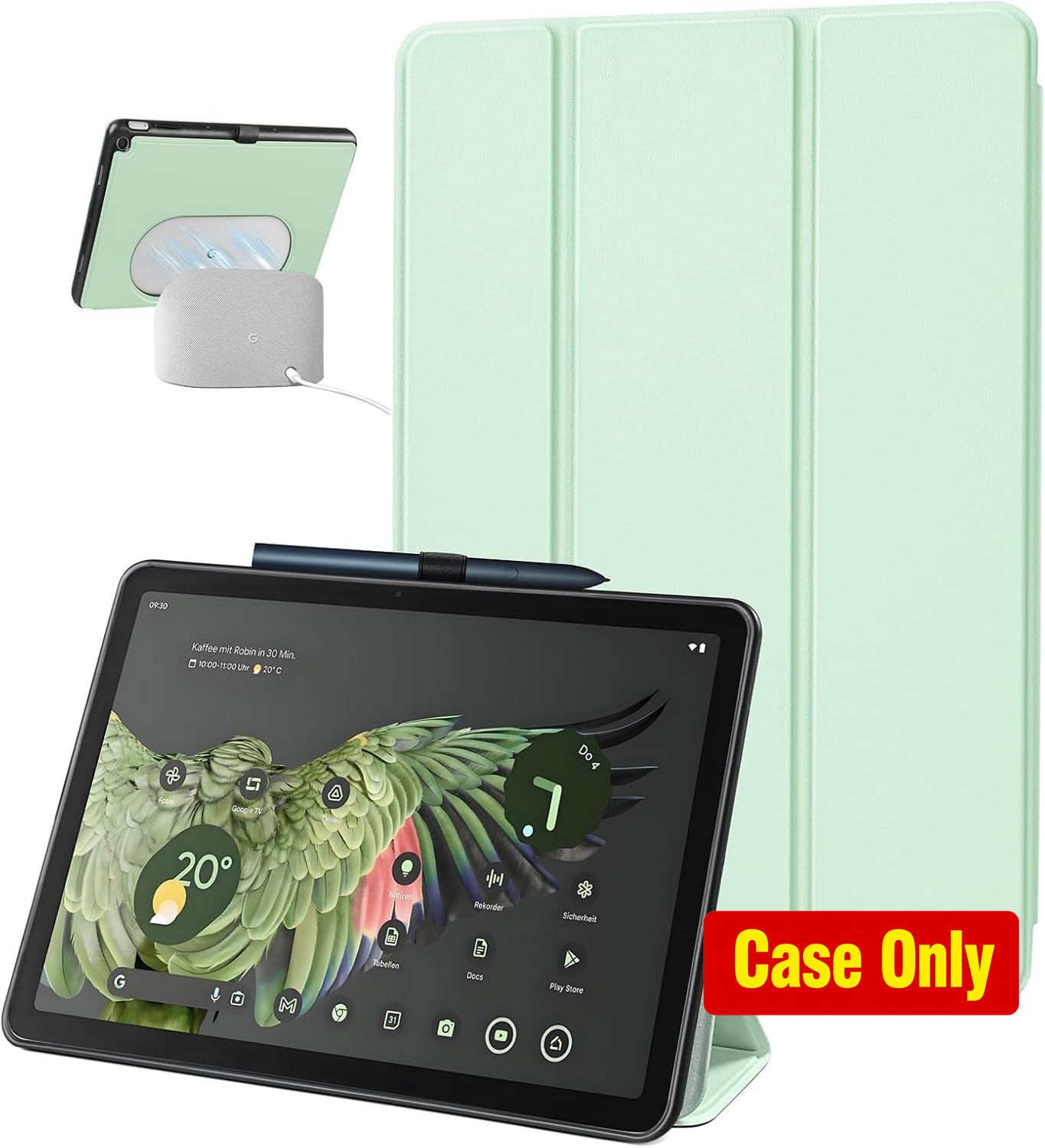 Case for 11-inch Google Pixel Tablet, Adjustable Viewing Angle Trifold Stand Cov