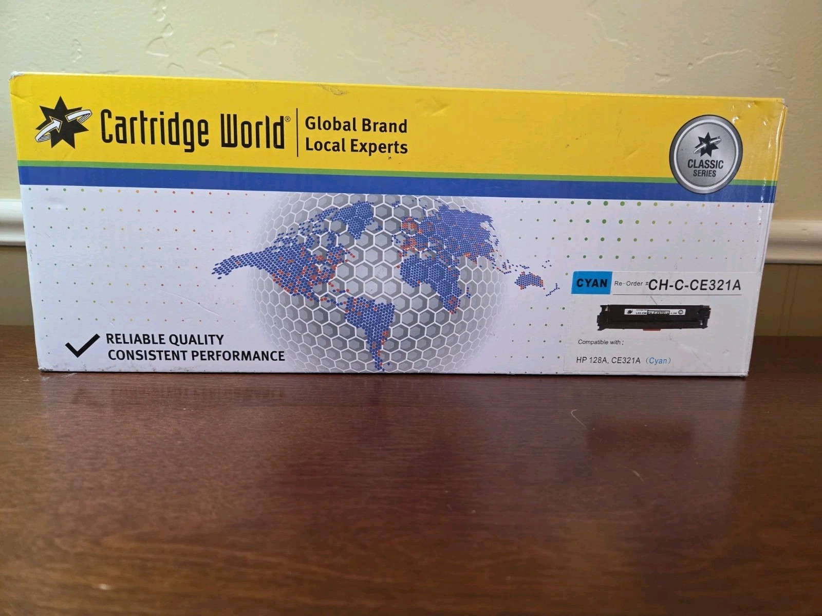 Cartridge World Compatible Cyan Laser Toner CH-C-CE321A for HP 128A CE321A