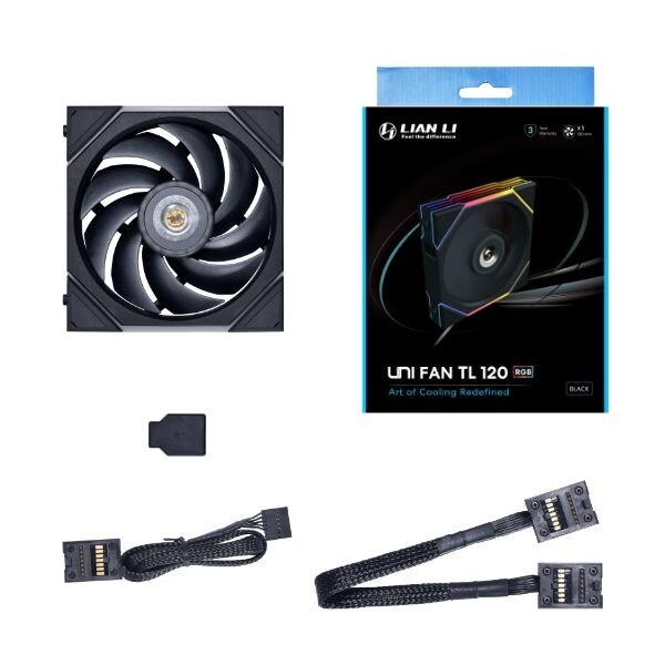 NEW Lian Li UNI FAN TL 120 120mm Regular black ARGB Fan GEN4 1PC