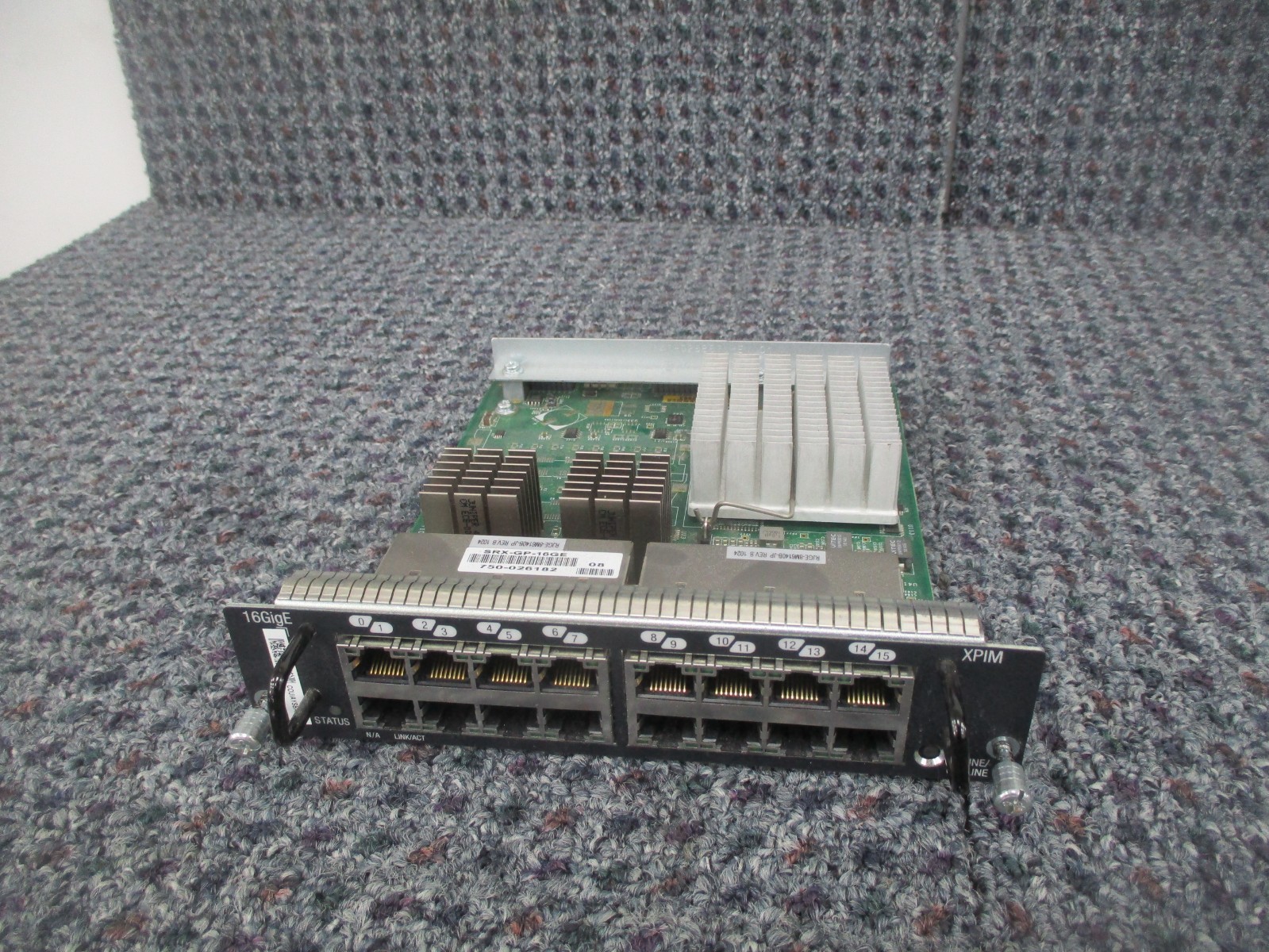Juniper 710-027493 Gigabit Ethernet Module SRX-GP-16GE 16GigE 750-026182
