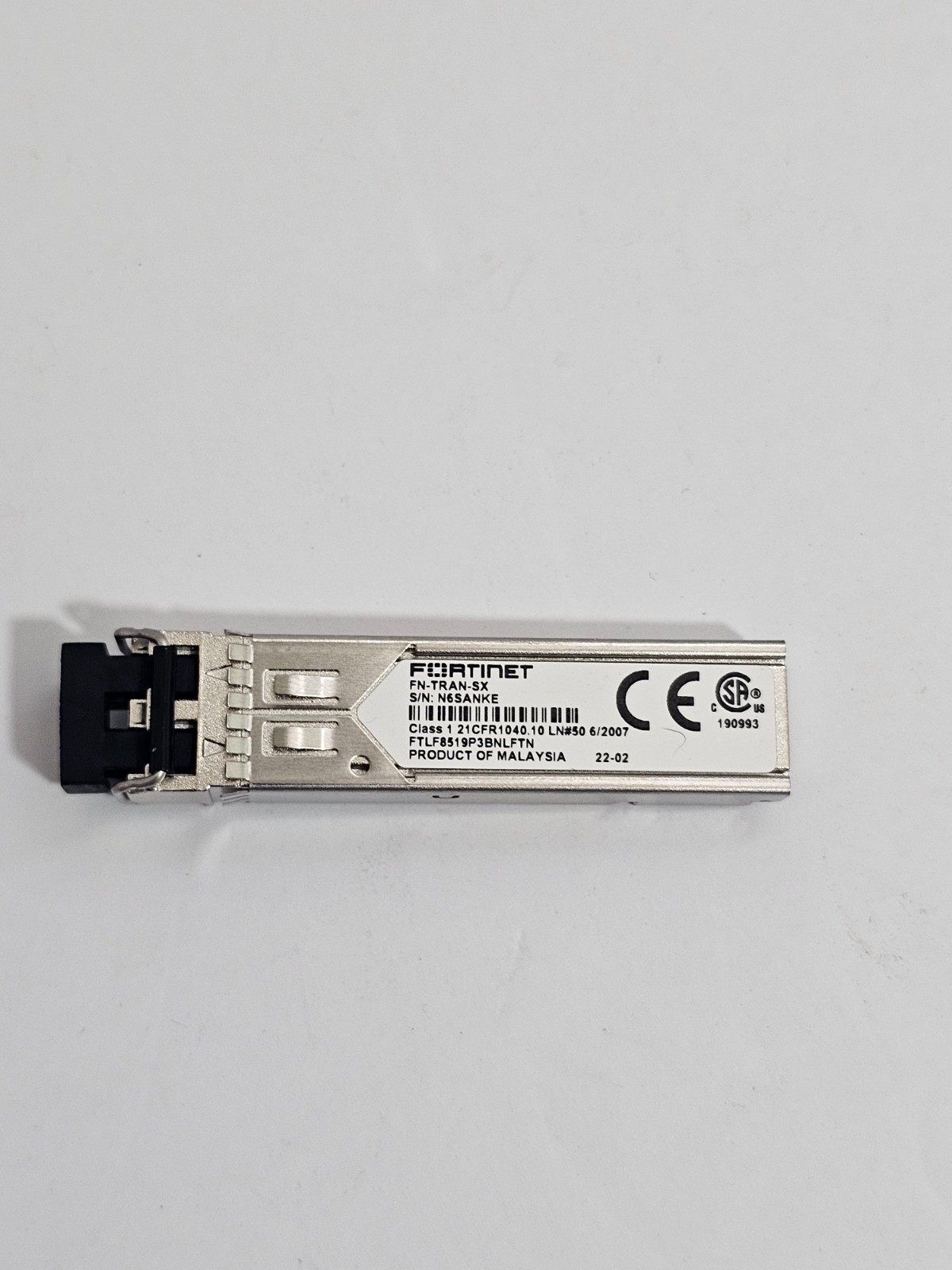 Fortinet FN-TRAN-SX 1000Base-SX MultiMode 850nm LC SFP