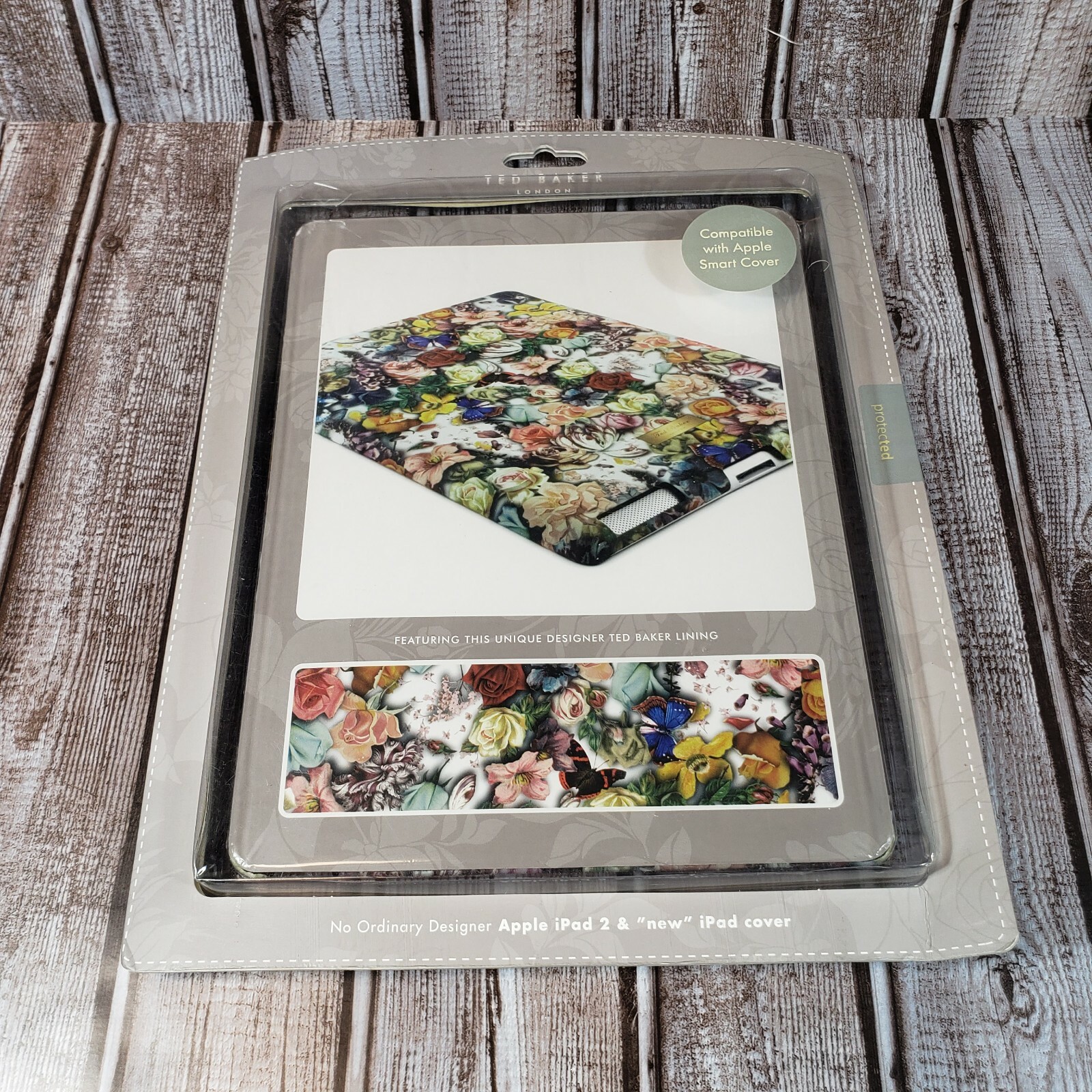 NWT Ted Baker London Flowery Tablet Case iPad 2 & " New " Unopened Package 