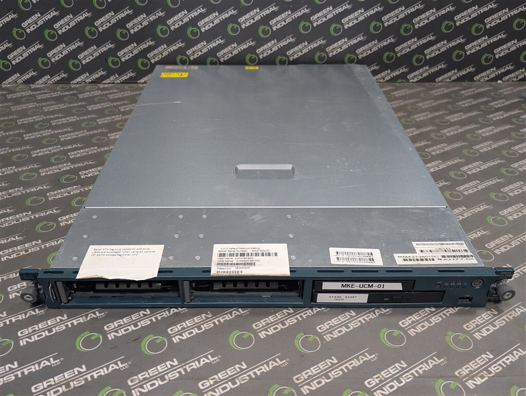 USED Cisco MCS 7800 Media Convergence Server AH771A MCS-7825-H3-CCE1 15C