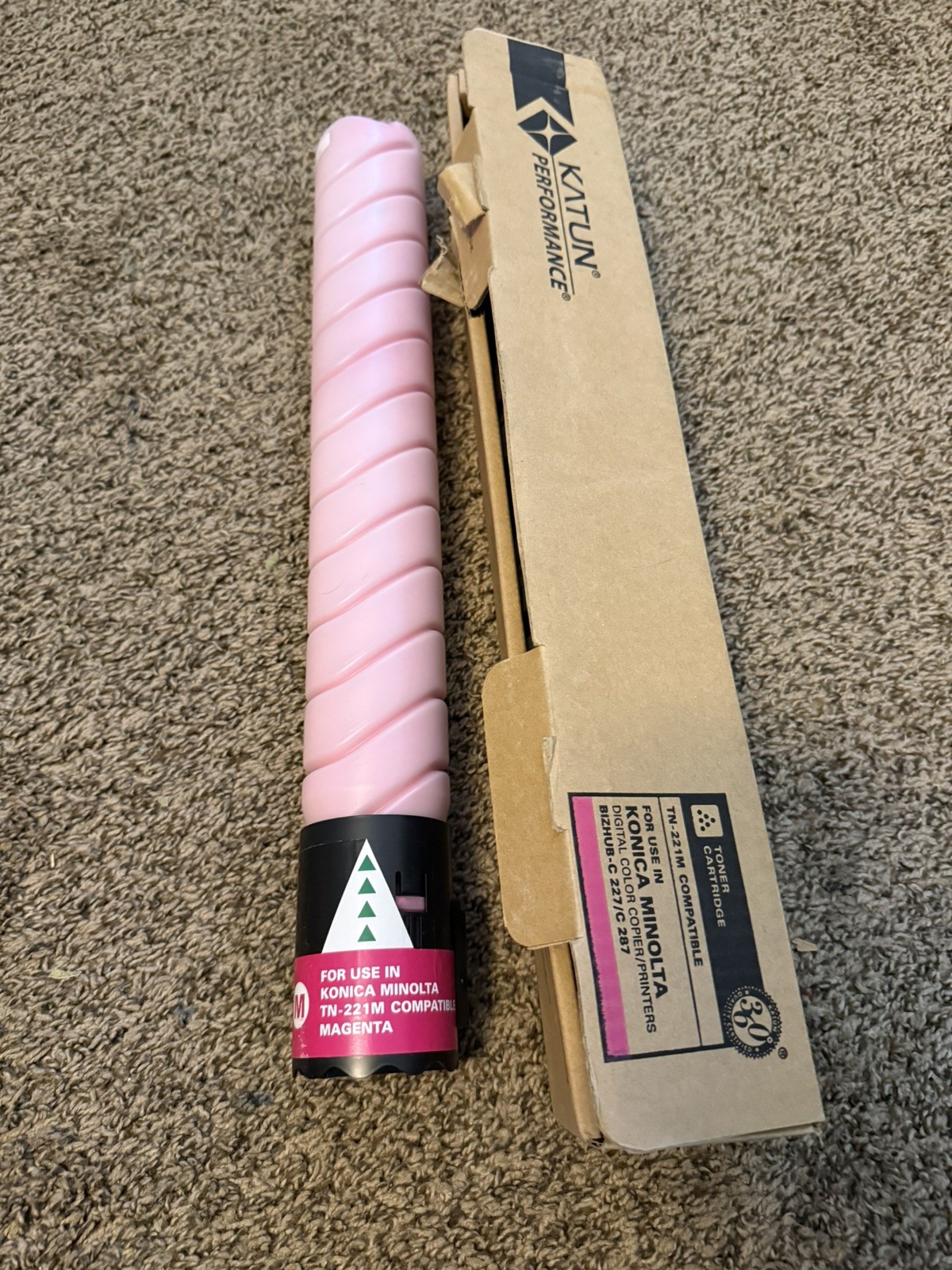 Katun Performance TN-221M Magenta Toner Compatible Konica Minolta New Open Box