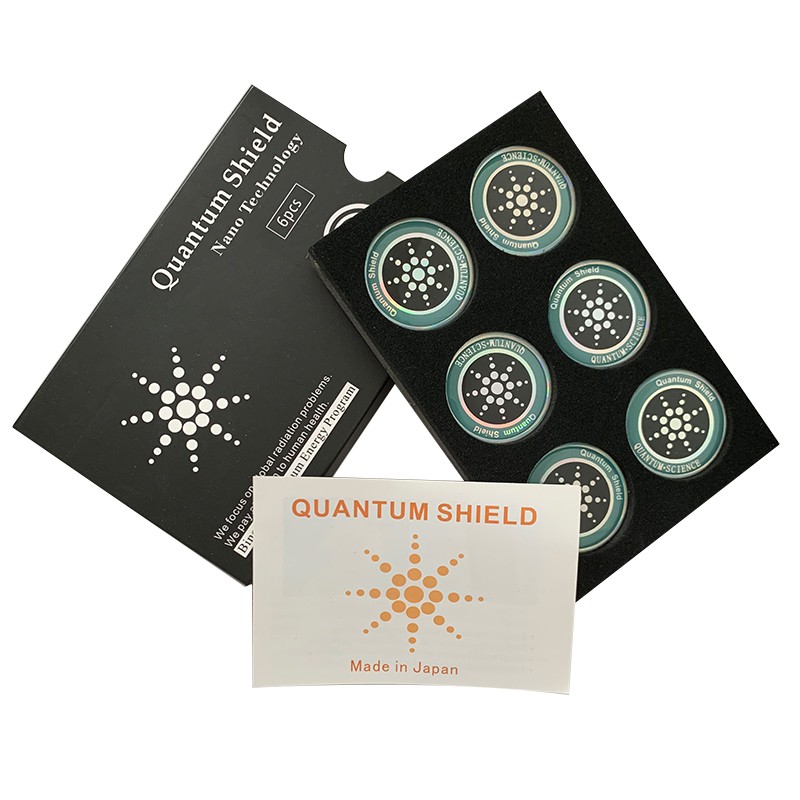 6 Pack (Silver/Gold) Chip Cell Phone Stickers Protection Neutralizers Stickers