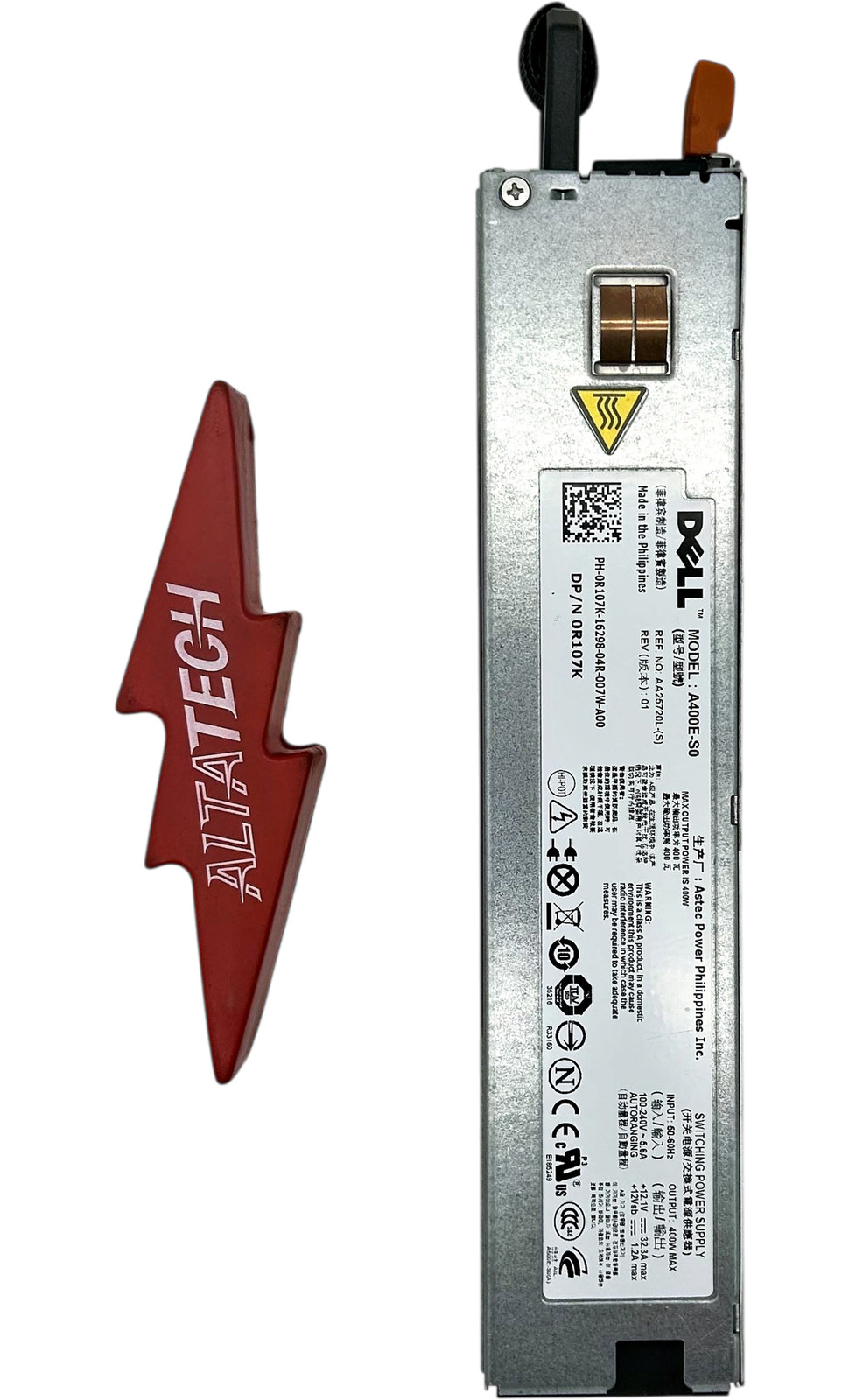 Dell 0R107K 400W POWER SUPPLY EMERSON R310 | Server