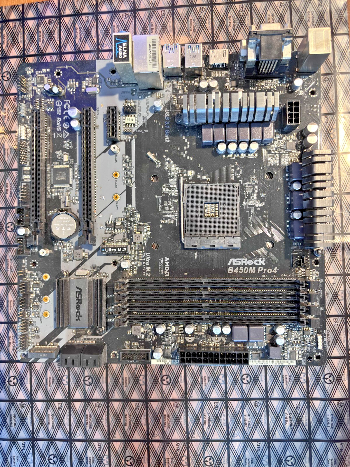 ASRock B450 Pro4 Motherboard am4 ATX