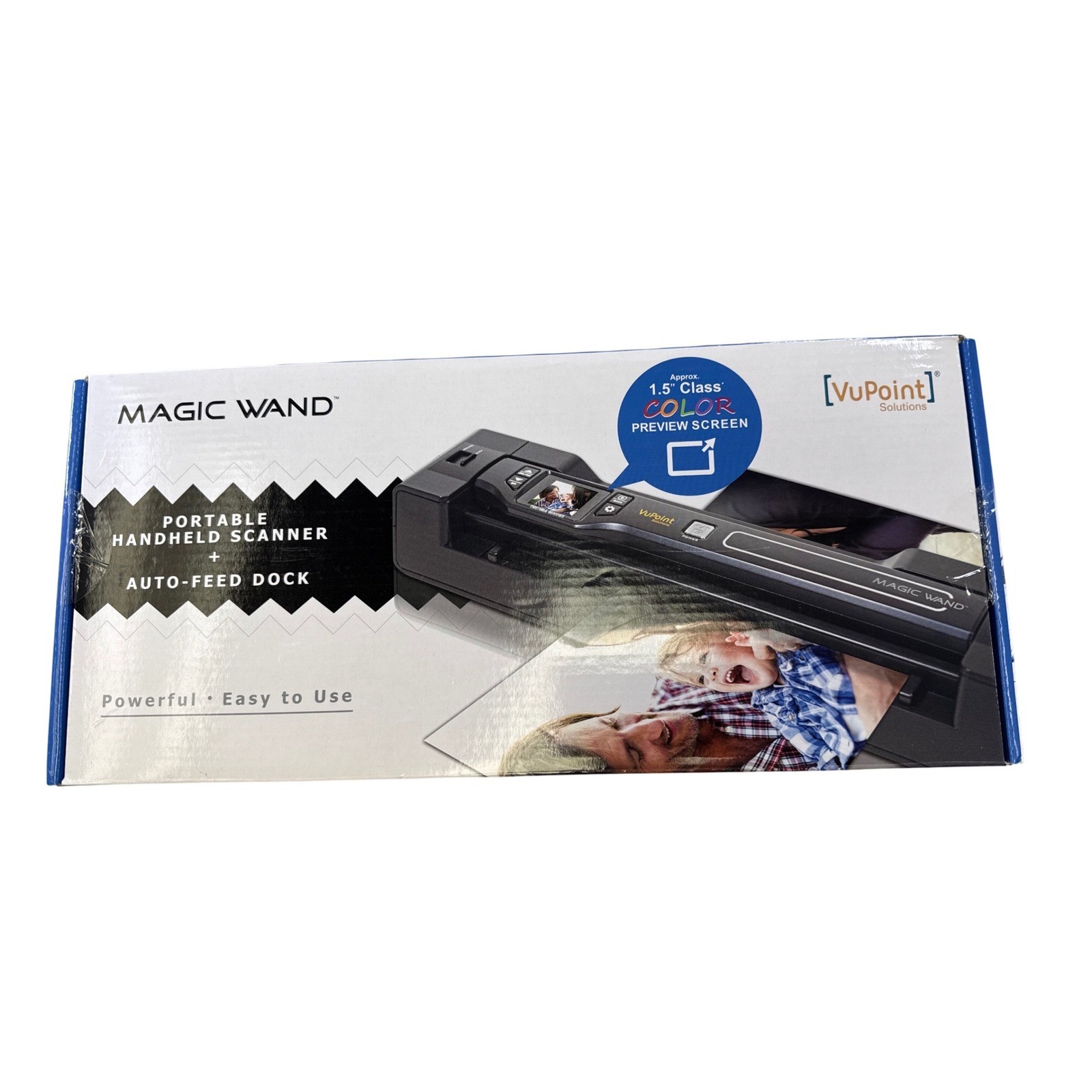 VuPoint Magic Wand Portable Handheld Scanner AutoFeed Dock PDSDK-ST470CHV-VP NEW