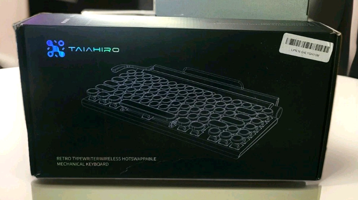 Wireless Typewriter Hotswappable Mechanical Keyboard Taiahiro ML-981-RETRO NEW