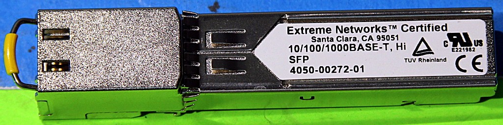 10070H Extreme Networks 1000Base-T Ethernet SFP Module 4050-00272-01