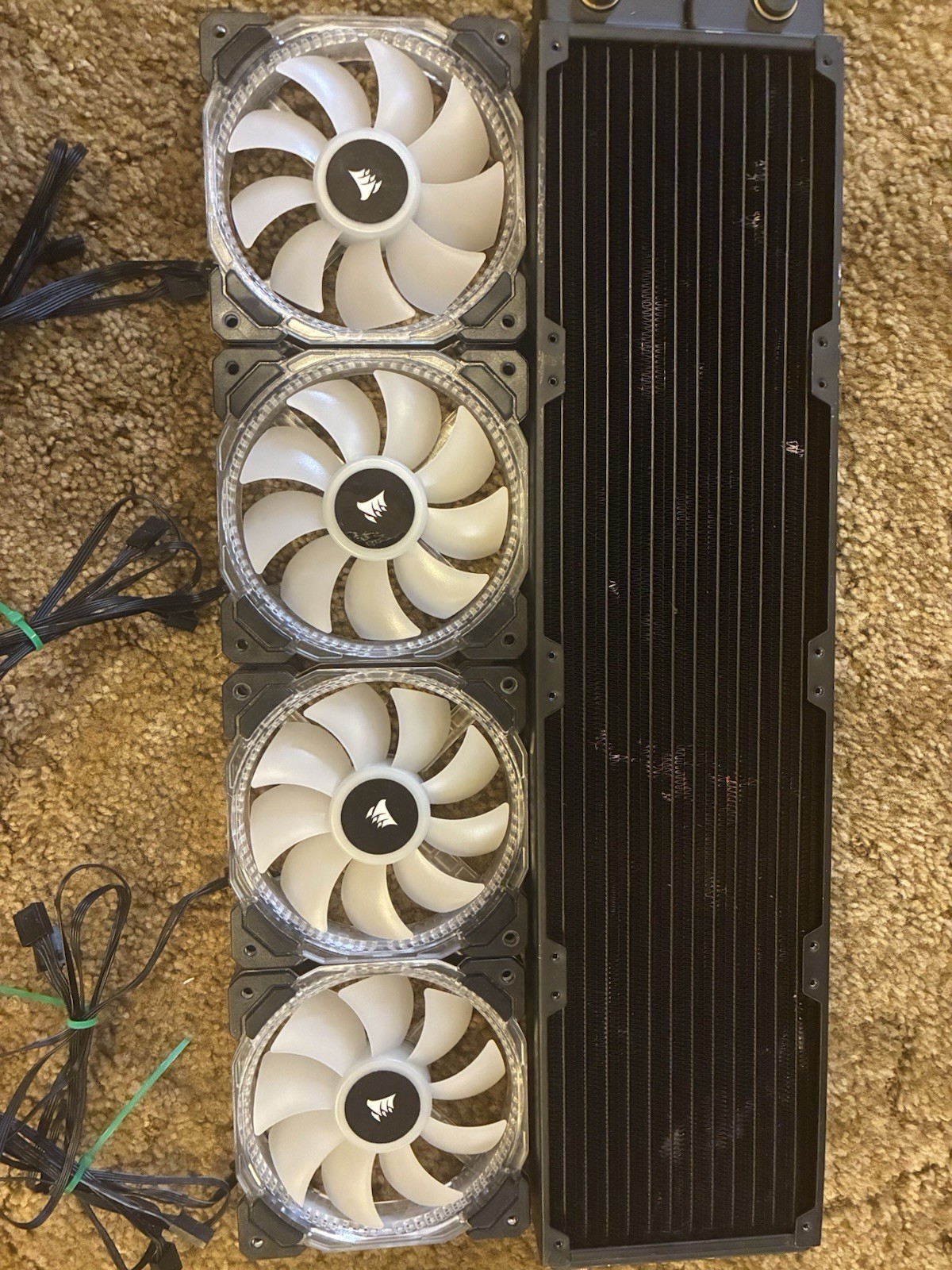 Thermaltake 480mm Radiator w/ 4 x 120mm Riing 12 RGB Fans CO-9050067-WW