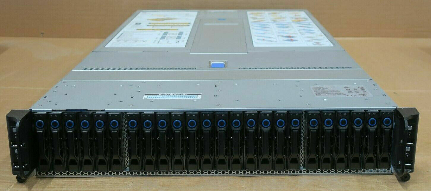 QCT QuantaPlex T41S-2U 24x 2.5" SFF Bay 4x Node Servers 8x E5-2690V3 512GB Ram