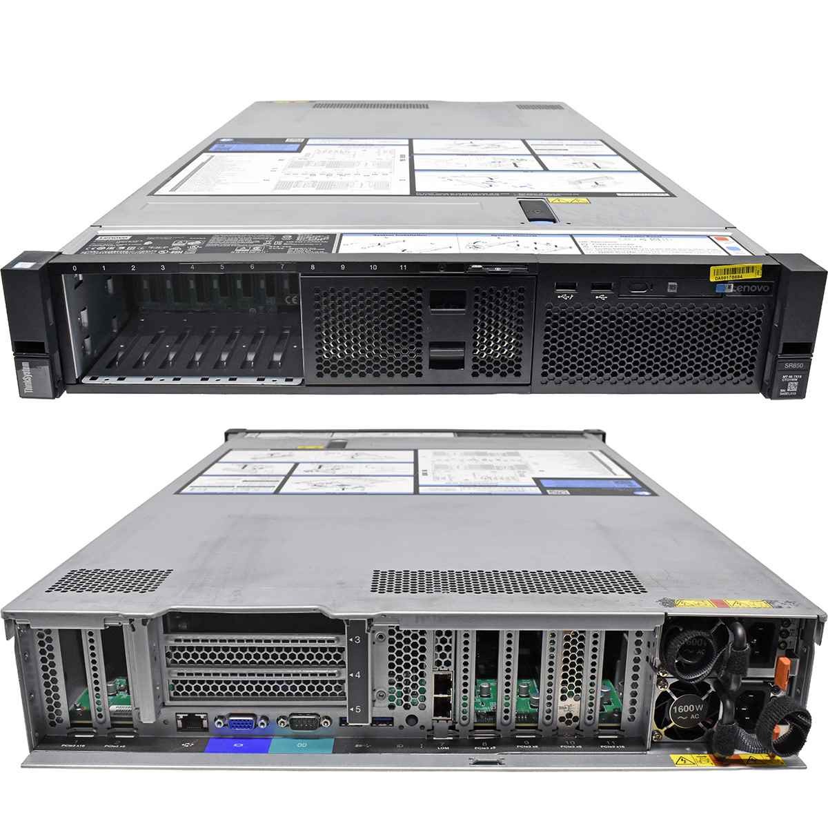 Lenovo ThinkServer SR850 No CPU 4x Cooler LGA 3647 0GB PC4 RAM 8x SFF 2.5" 530-8i
