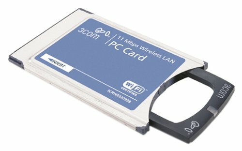 3Com PCMCIA Wireless LAN WiFi PC Card with XJACK Antenna 3CRWE62092B