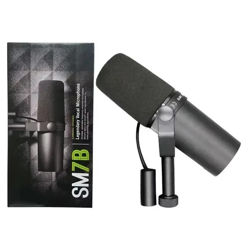 Shure SM7B Cardioid Dynamic Vocal Microphone - Pro Studio Podcast Mic - NEW