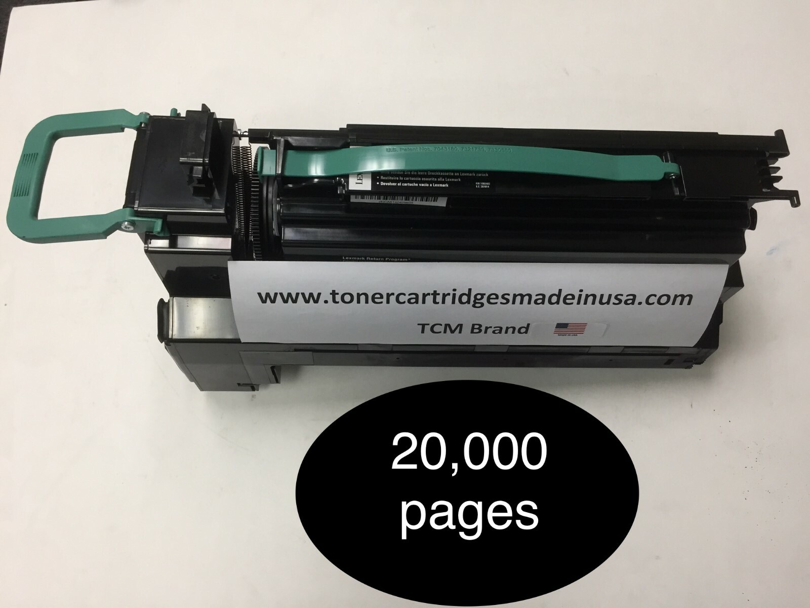 Lexmark CS796 Cyan TCM USA Toner. Yields up to 20,000. 24B5828.  Made in USA