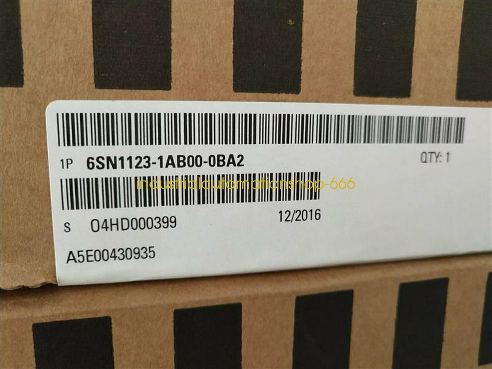 1PC NEW SIEMENS SIMODRIVE 6SN1123-1AB00-0BA2 Via DHL or FedEX