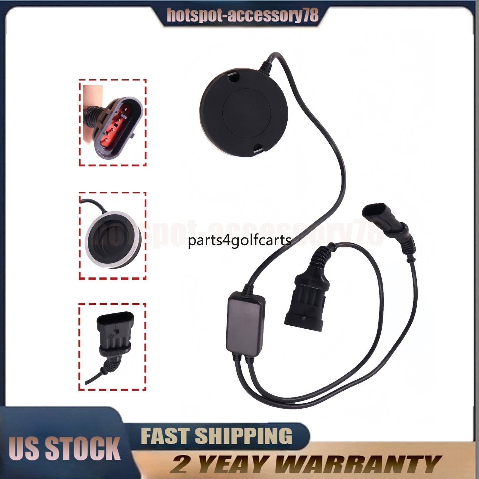 AC Motor Encoder Fits Golf Cart i20 i40 i60 i80 3.03.017.000092 1-PC New PC