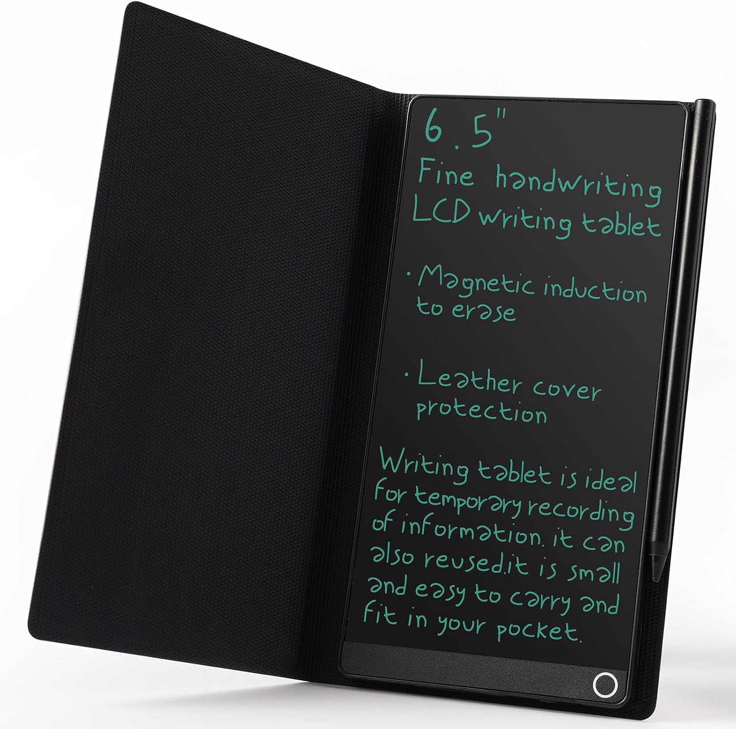 LCD Writing Tablet for Adult: 6.5 Inch Full Screen Mini Digital Notepad