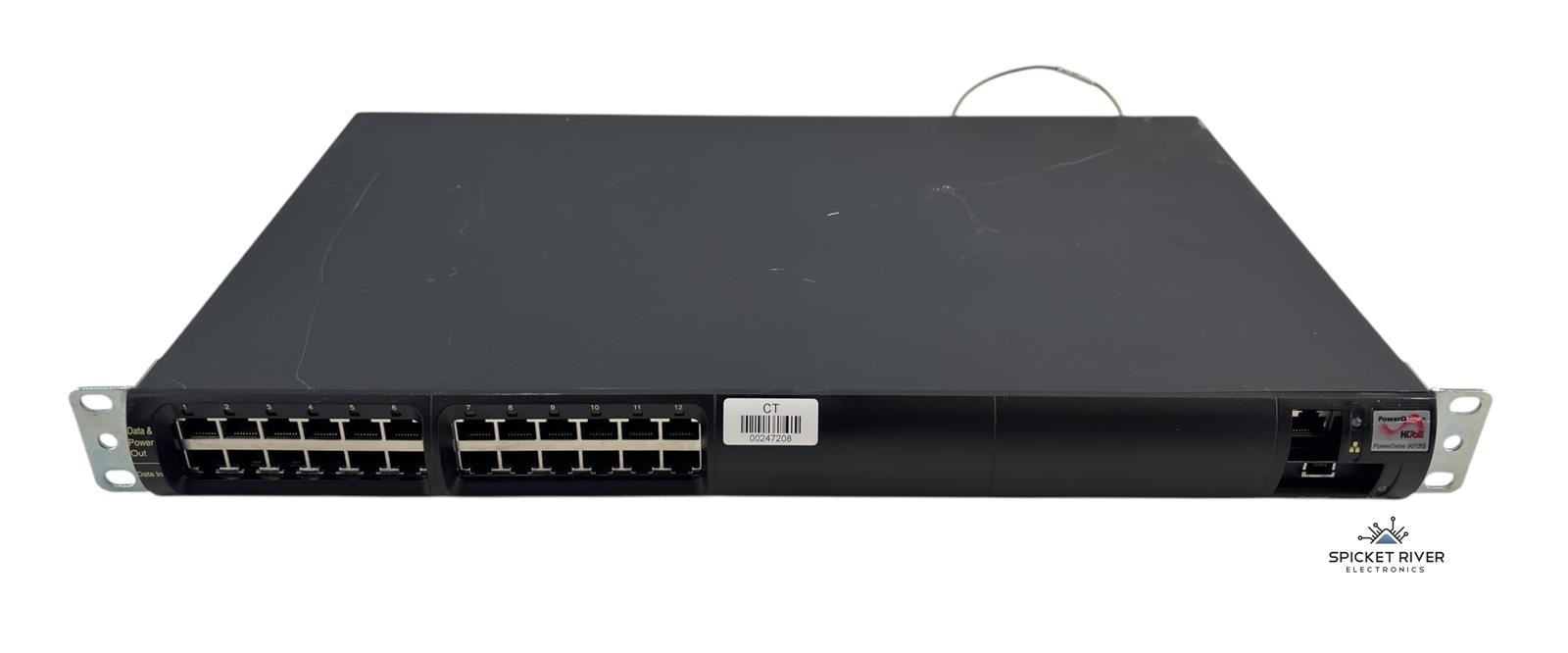 Microsemi PowerDsine 9012G HiPoE 12-Port GbE Midspan Injector PD-9012G/ACDC/M