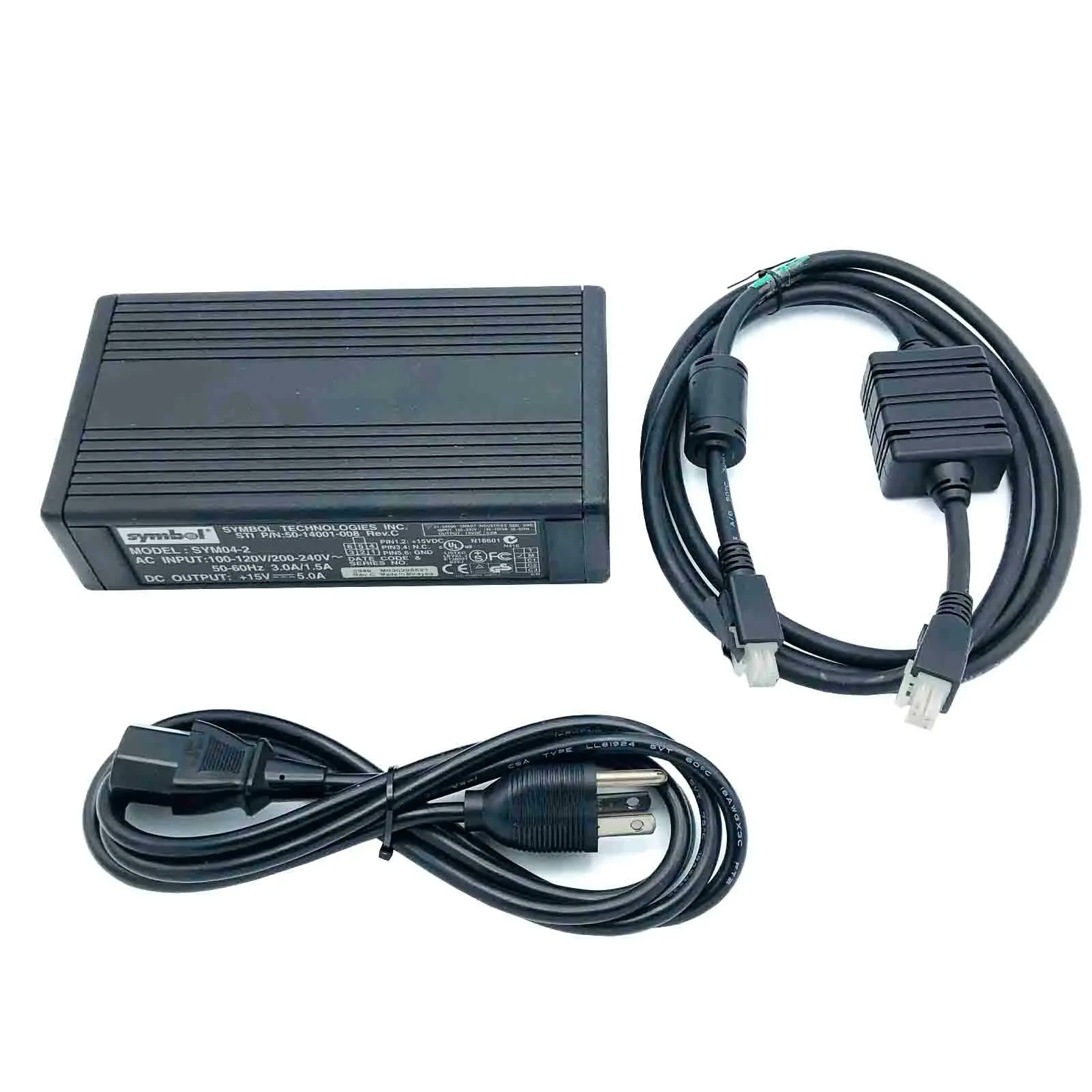 Genuine Symbol 15V 5A AC Power Supply Barcode Scanner Cradle w/Cord