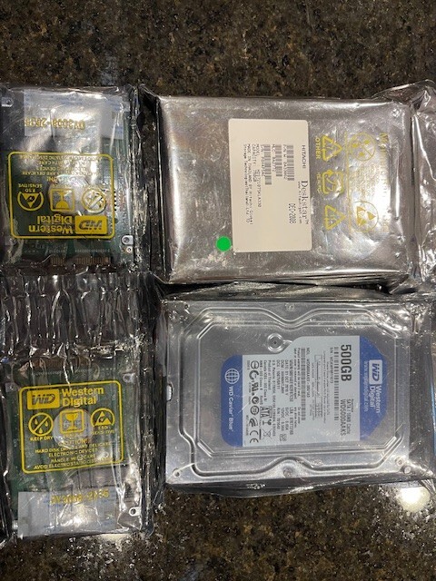 BRAND NEW, SEALED PACKED, LOT OF 4, (FOUR) HARD DRIVES,  READ FULL DESCRIPTION