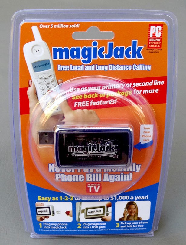 MagicJack USB Phone System As Seen On TV Free Local & Long Distance Calling NEW