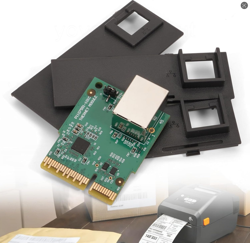 For Zebra ZD611 ZD611D ZD611T Printer P1112640-015 Kit Upgrade Ethernet Module