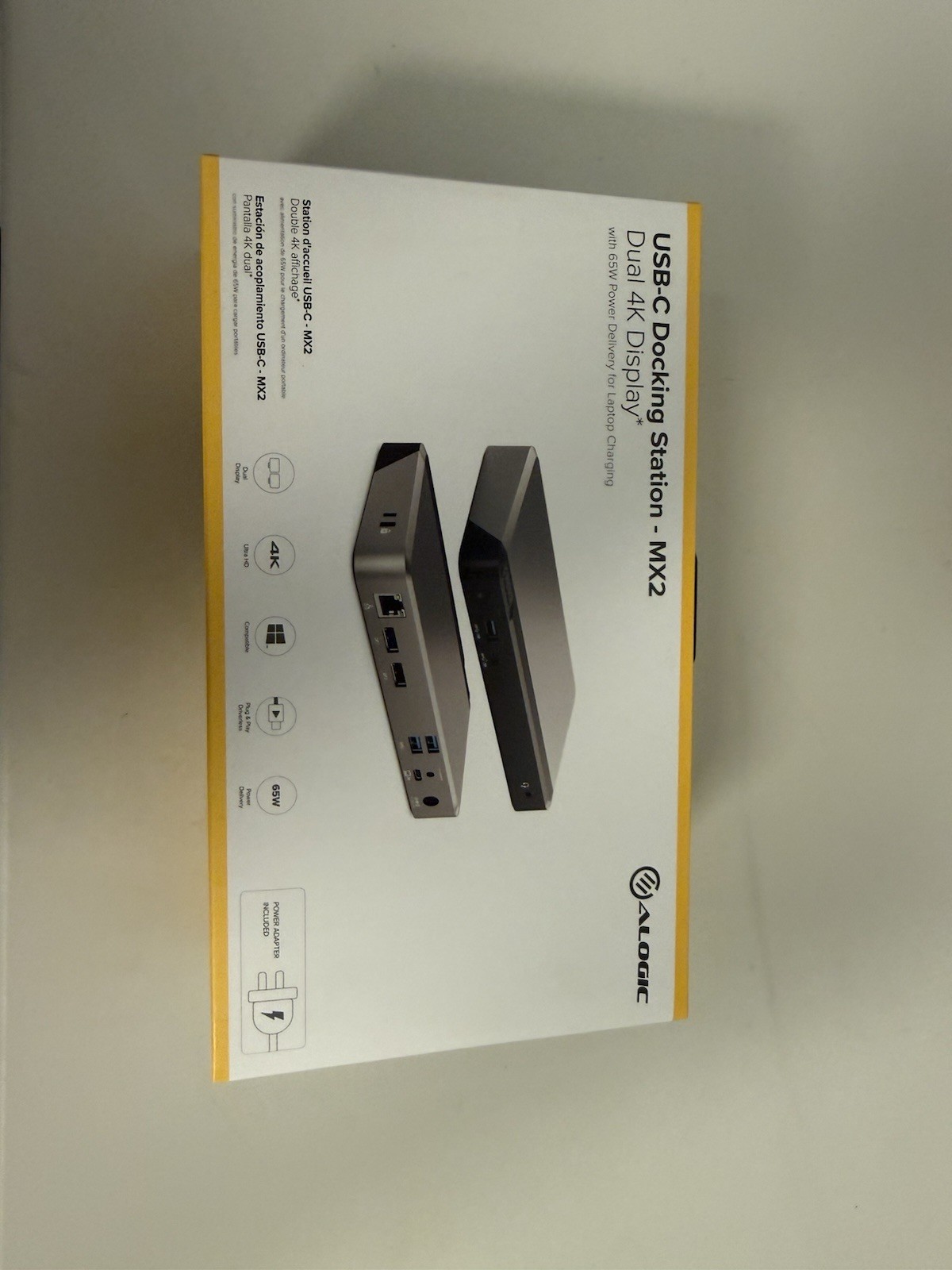 Alogic MX2 USB-C Dual 4K Display Docking Station DUPRMX2100 (New In Box)