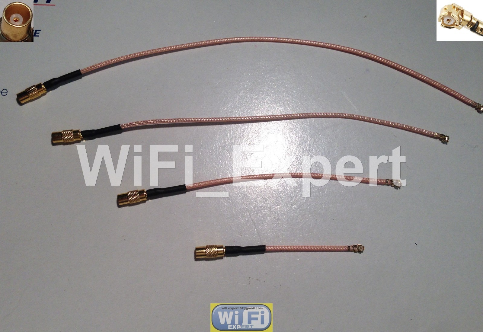 2-8in RG178 MCX Female Straight U.FL IPX Pigtail RF Cable WIFI Wireless LOW LOSS