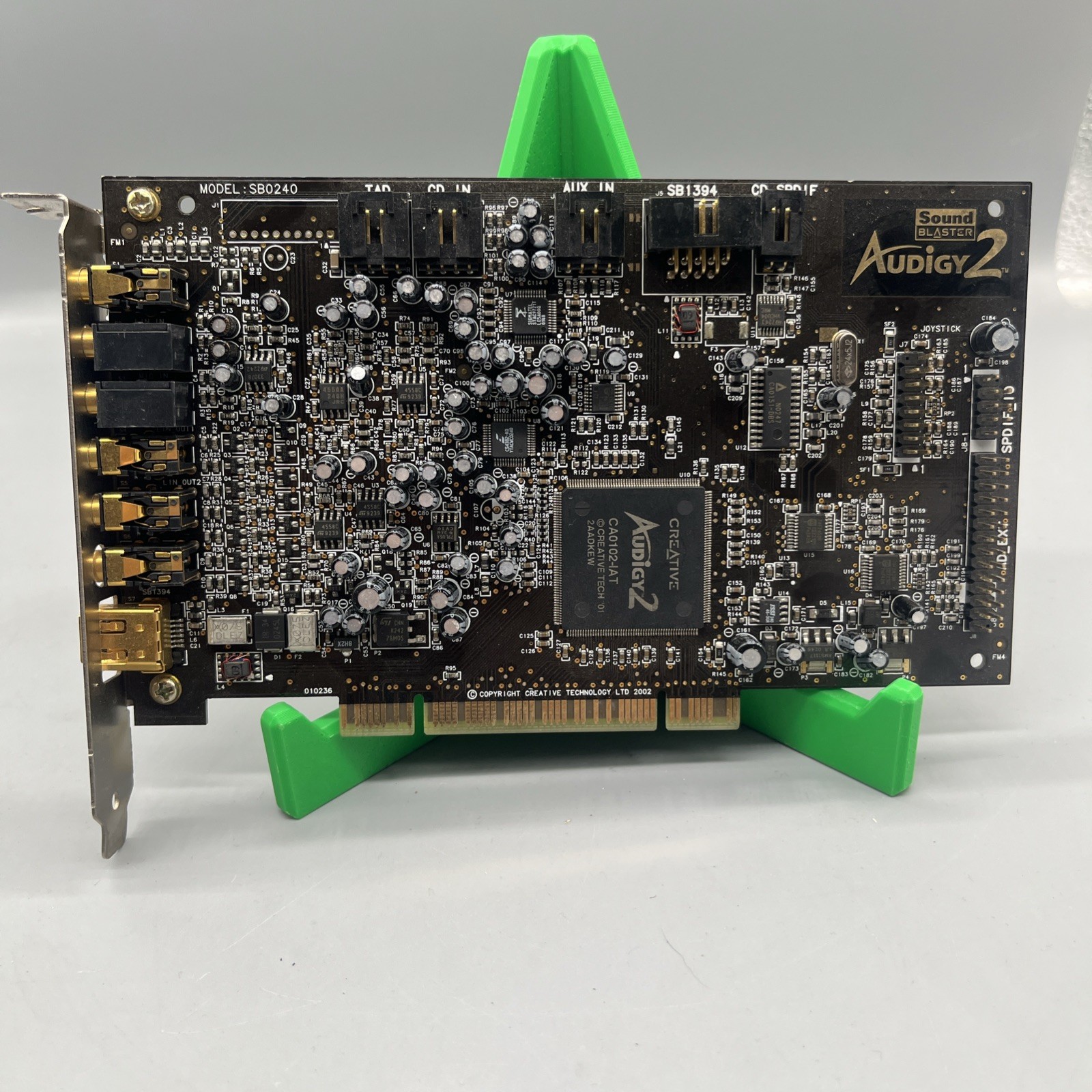 CREATIVE SOUND BASTER AUDIGY 2 PCI SOUND CARD MODEL SB0240 VINTAGE AUDIO